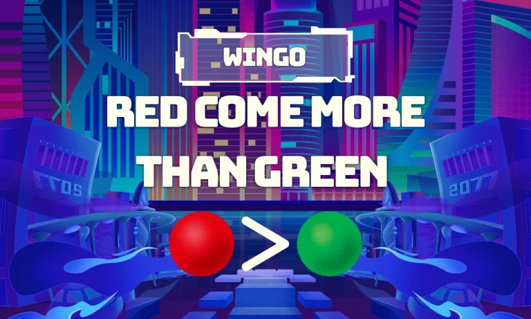 Does red come more than green in wingo
